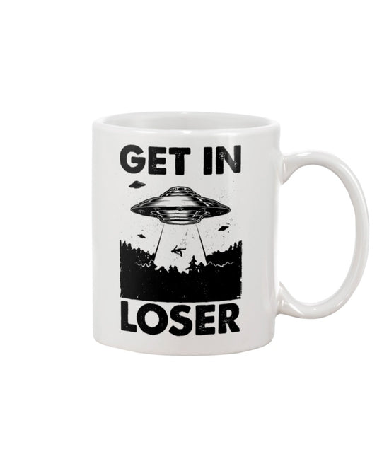 Camping Lover Coffee Mug | Get In Loser | Drinkware Gift for Campers