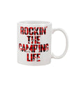Camping Lover Coffee Mug | Rockin' The Camping Life | Drinkware Gift for Campers