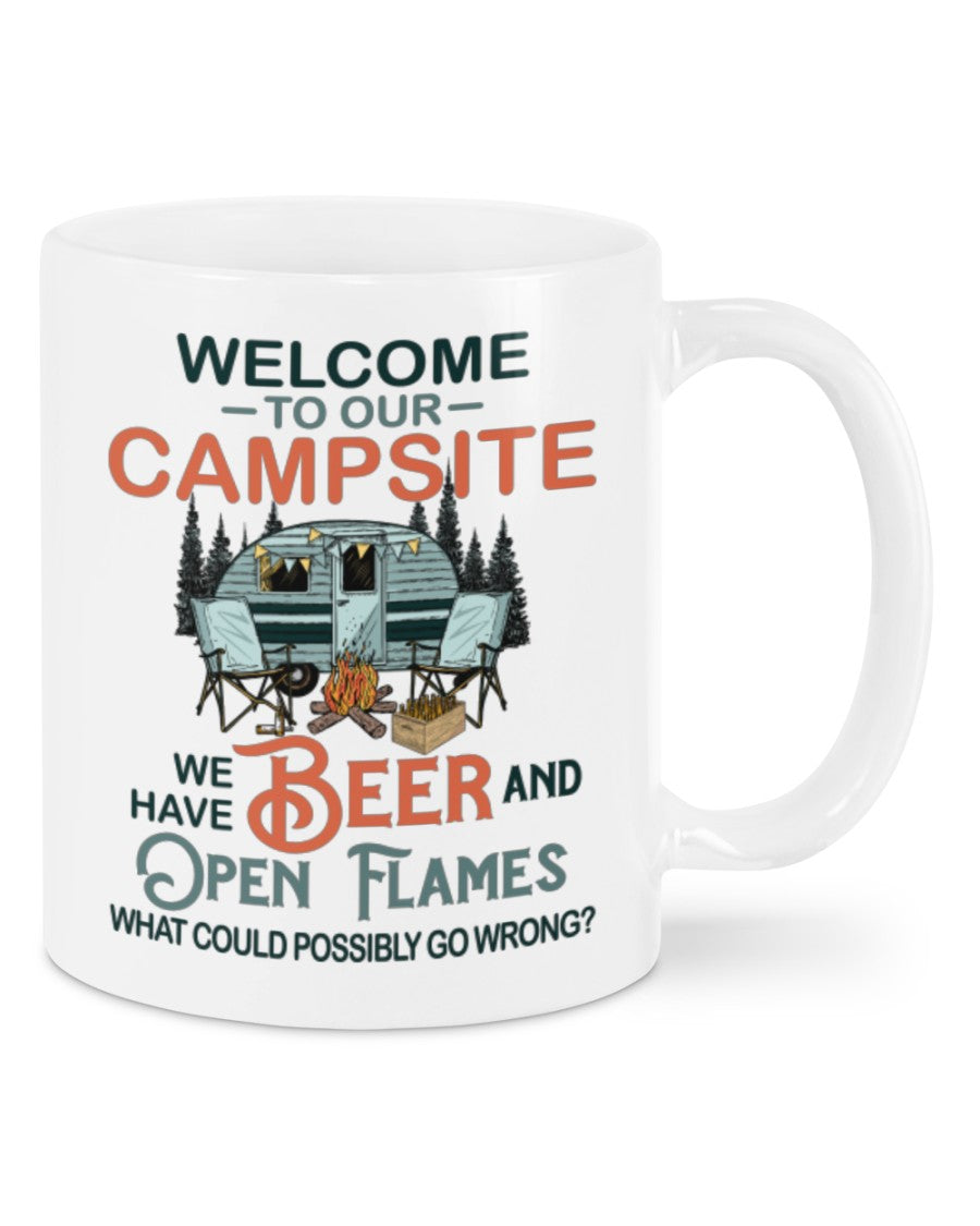 Camping Lover Coffee Mug | Campsite | Drinkware Gift for Campers