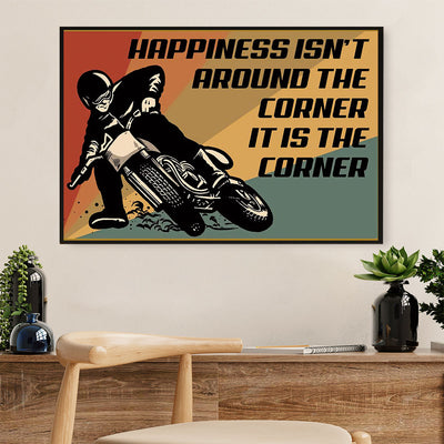 Metal Motorcycle Poster Wall Art Prints | It Is The Corner | Home Decor Gift for Biker