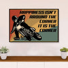 Metal Motorcycle Poster Wall Art Prints | It Is The Corner | Home Decor Gift for Biker