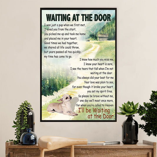Chihuahua Canvas Wall Art | Chihuahua Memorial | Gift for Chihuahua Dog Puppies Lover