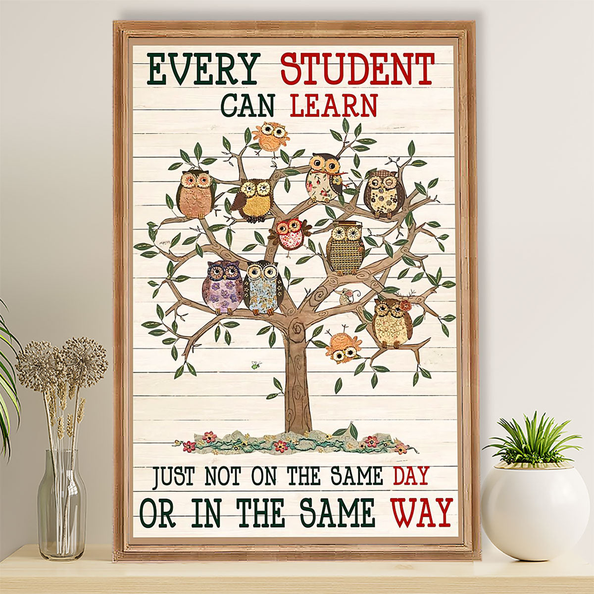 Teacher Classroom Poster Every Student can Learn | Student Wall Art Back to School Gift for Teacher