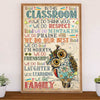 Teacher Classroom Canvas In This Classroom | Student Wall Art Back to School Gift for Teacher