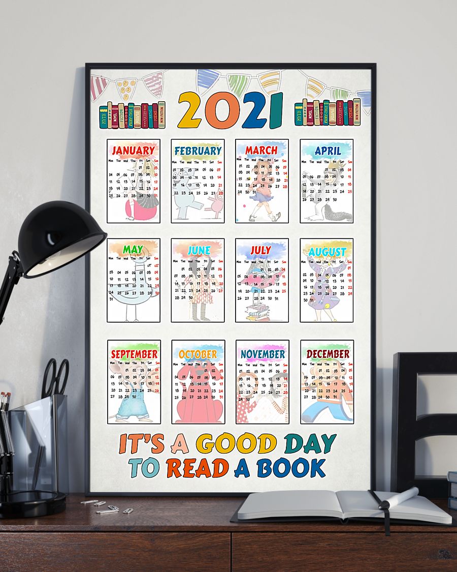 Teacher Classroom Canvas 2021 Calendar | Student Wall Art Back to School Gift for Teacher