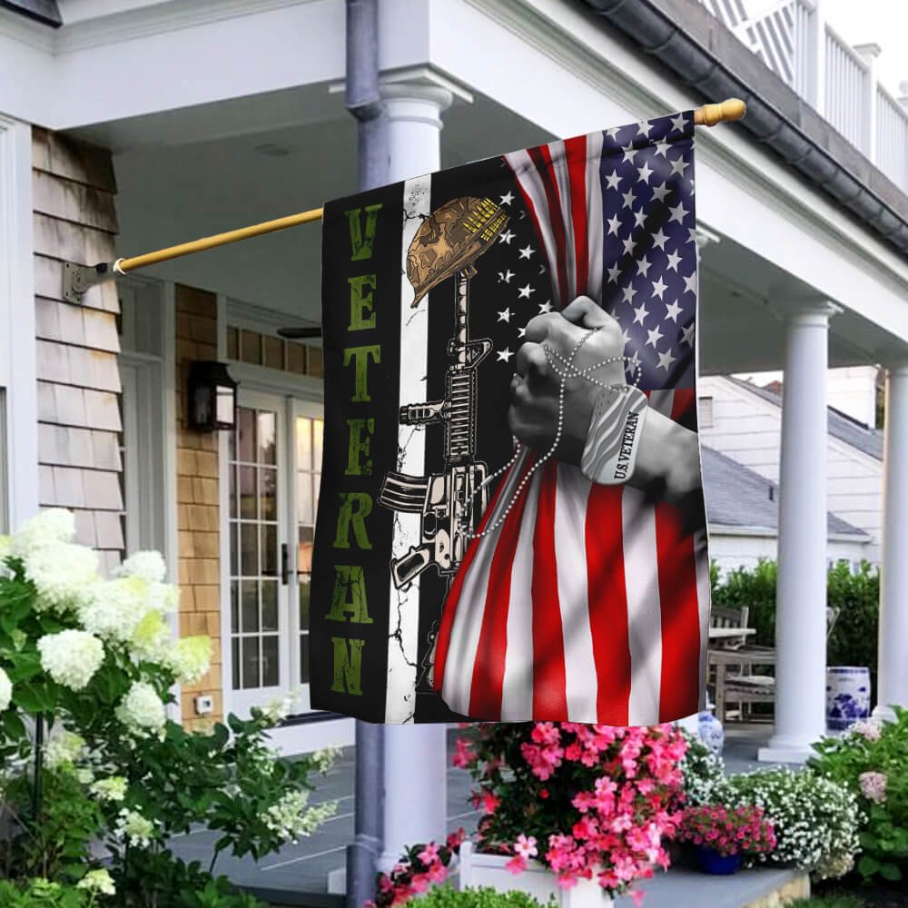Forever The Title U.S Veteran Flag