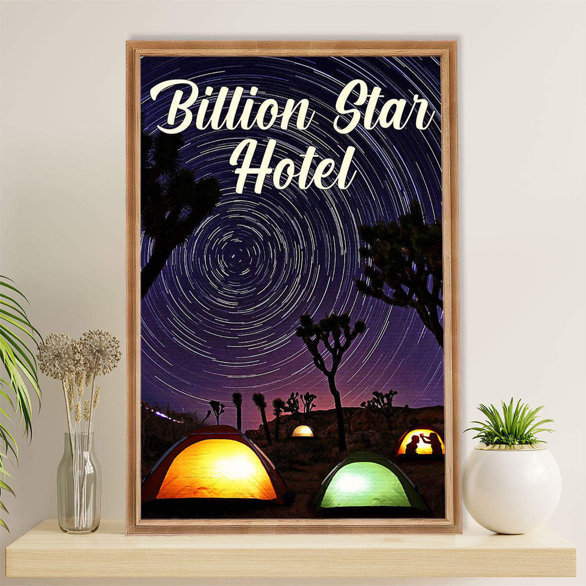 Camping Poster | Billion Star Hotel | Wall Art Gift for Camper