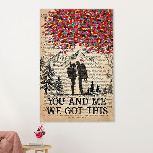 Camping Canvas | You & Me We Got This | Wall Art Gift for Campers