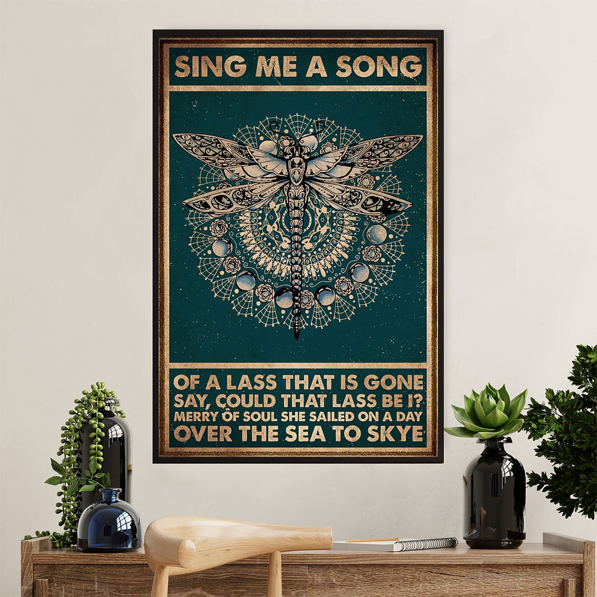 Books Lover Canvas Prints | Sing Me A Song | Wall Art Gift for Books Reader