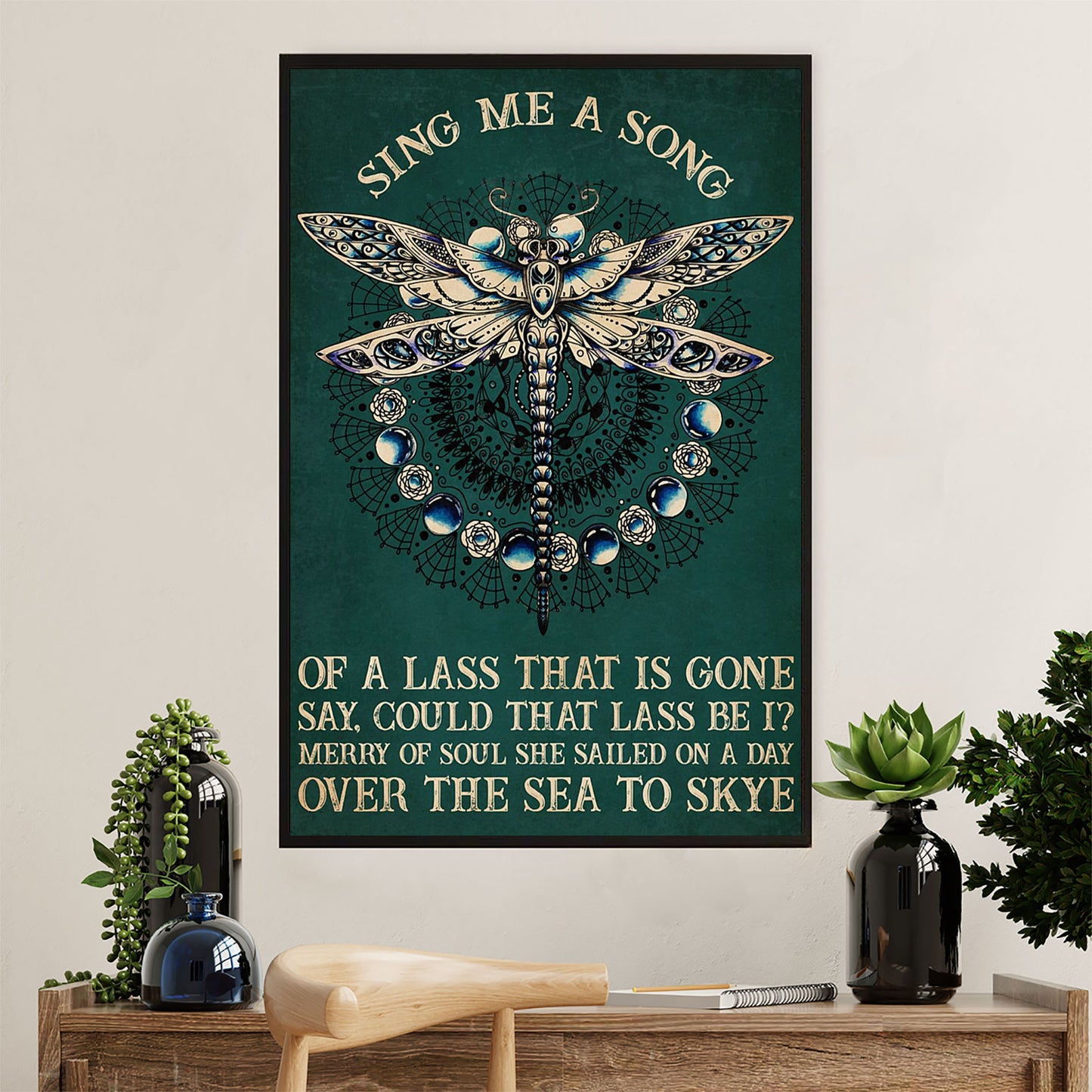 Books Lover Poster Prints | Sing Me A Song | Wall Art Gift for Books Reader