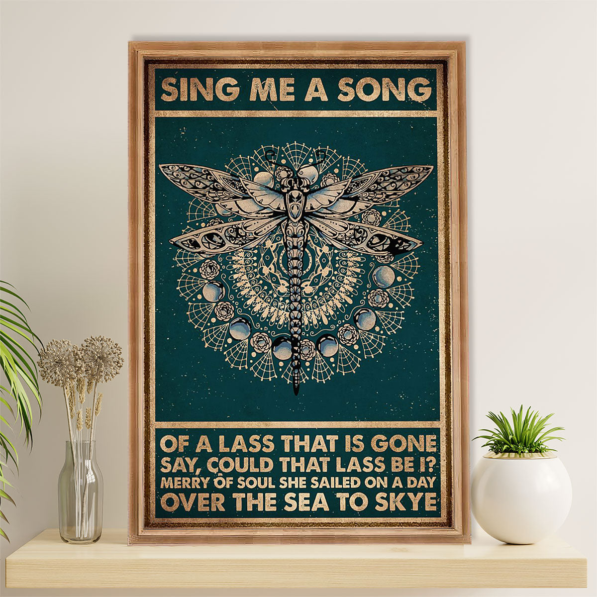 Books Lover Poster Prints | Sing Me A Song | Wall Art Gift for Books Reader