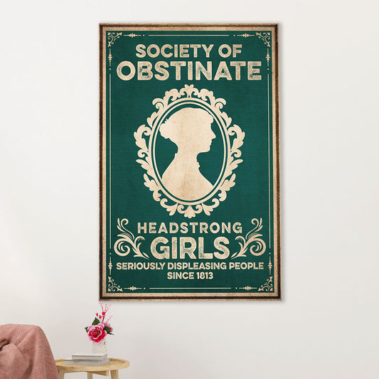 Books Lover Canvas Prints | Society Of Obstinate | Wall Art Gift for Books Reader