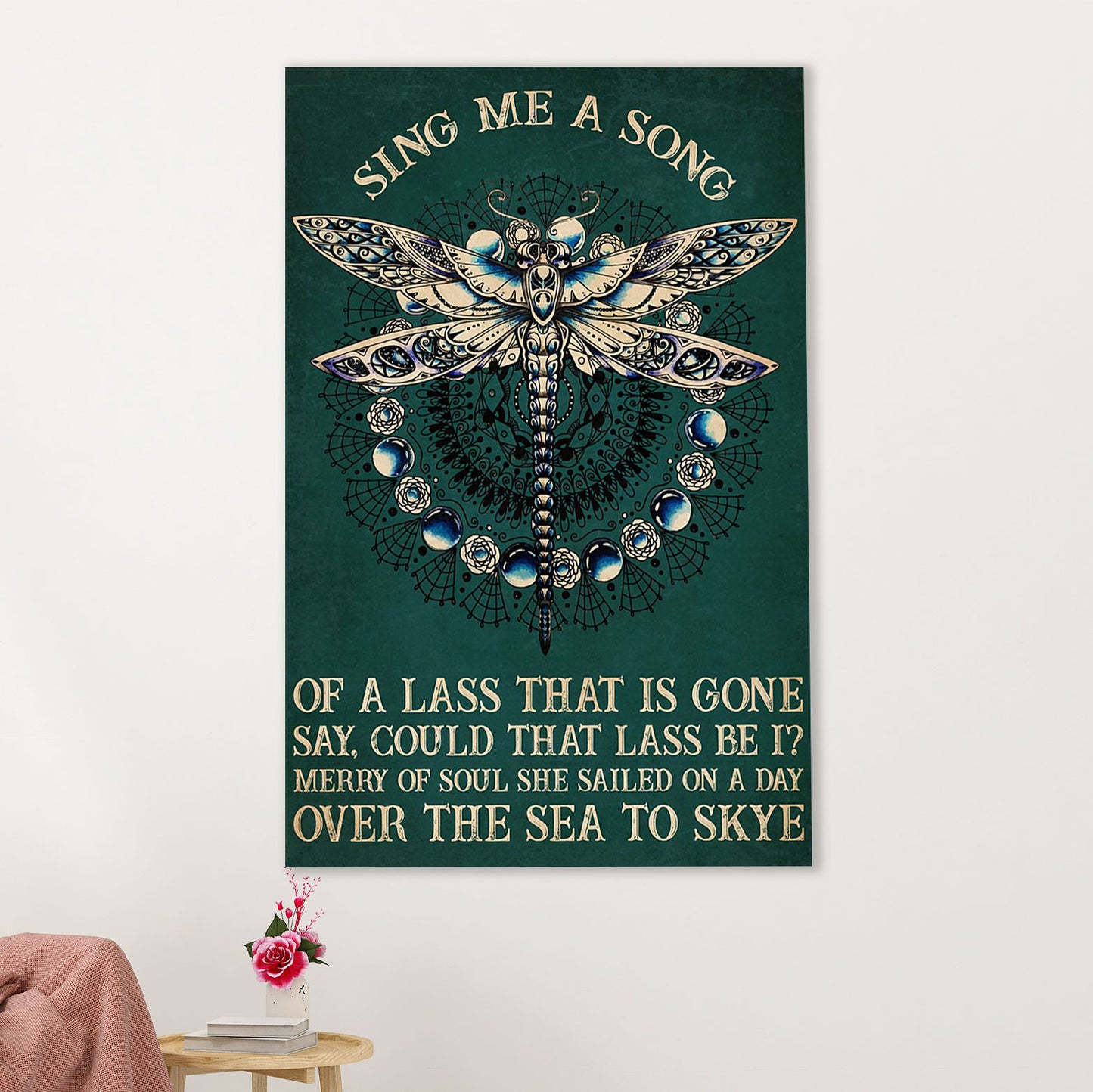 Books Lover Poster Prints | Sing Me A Song | Wall Art Gift for Books Reader