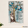 Memorial Pitbull Poster - Dog Room Wall Art - Memorial Gifts for Pitbull Lovers Mom Dad - Dog Passed Away