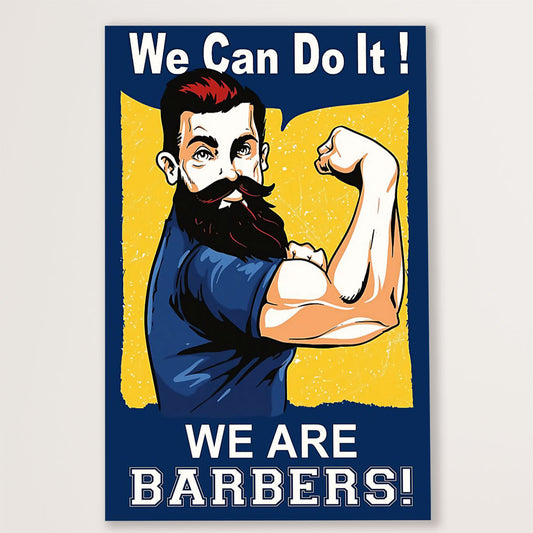 Hairdresser Canvas We Can Do It - We Are Barbers | Wall Art Gift for Hairstylists