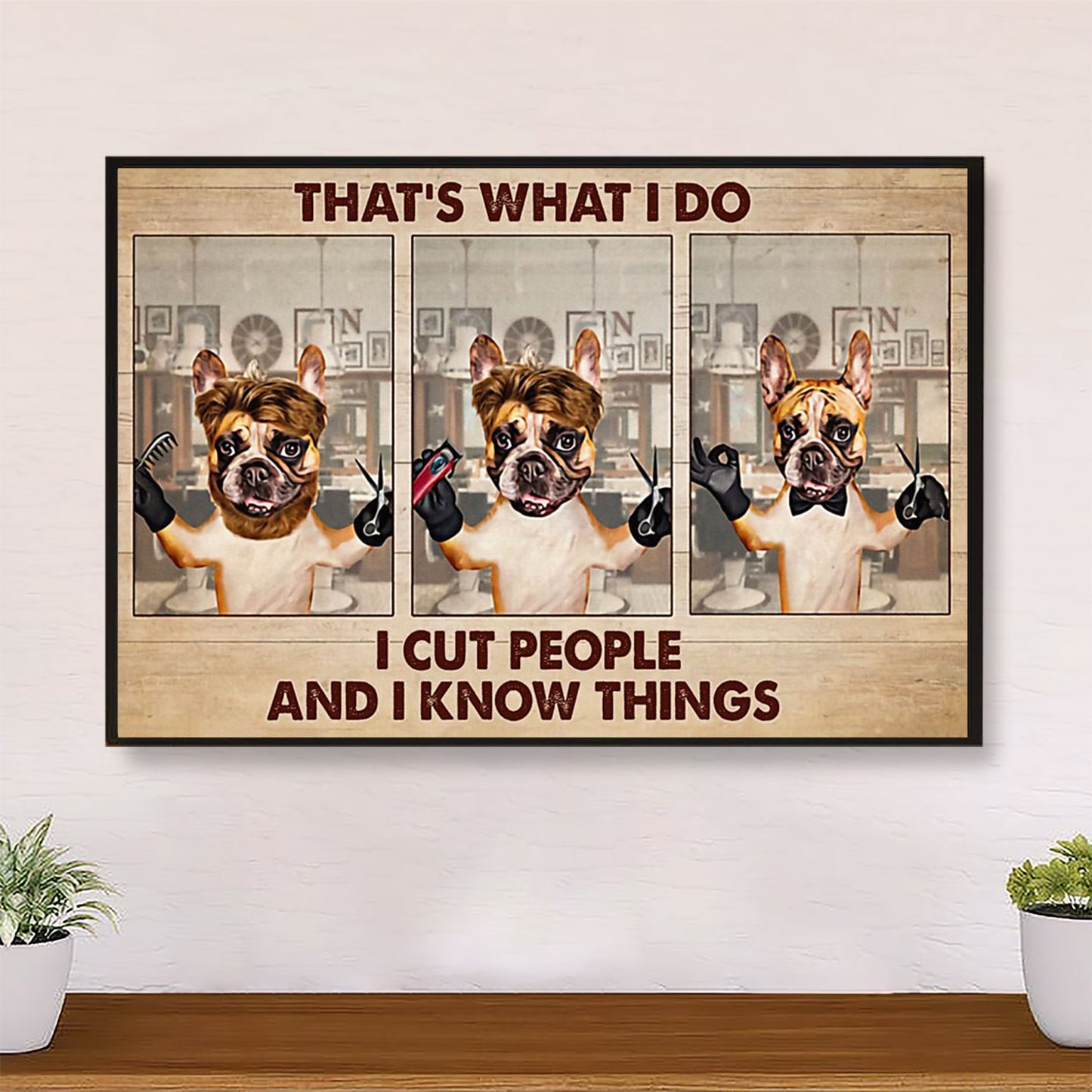 Hairdresser Poster That's What I Do | Wall Art Gift for Hairstylists