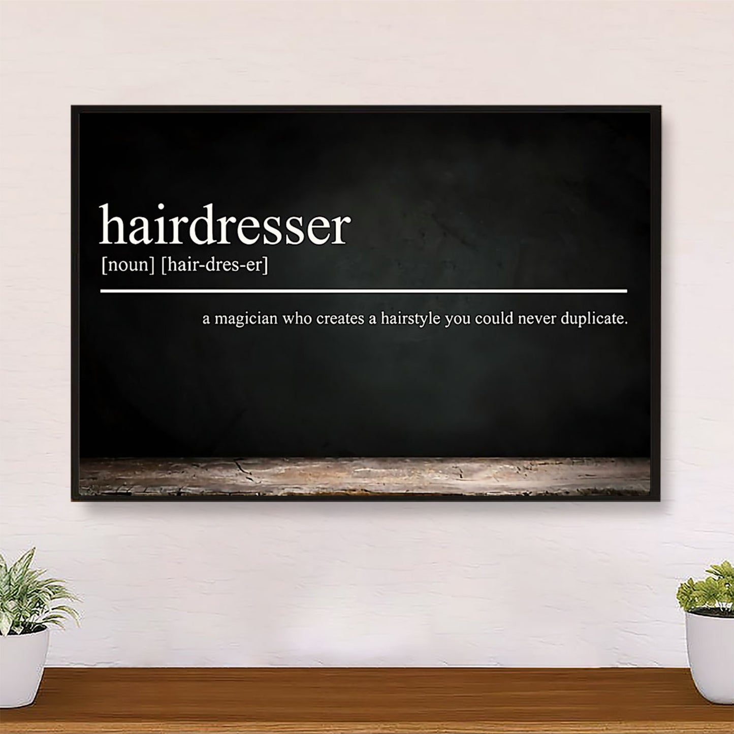 Hairdresser Poster Hairdresser Definition | Wall Art Gift for Hairstylists