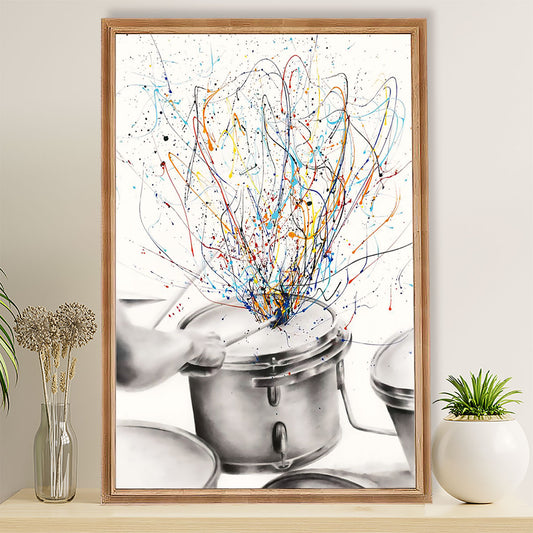 Drumming Poster Drum Art Painting | Wall Art Gift for Drummers