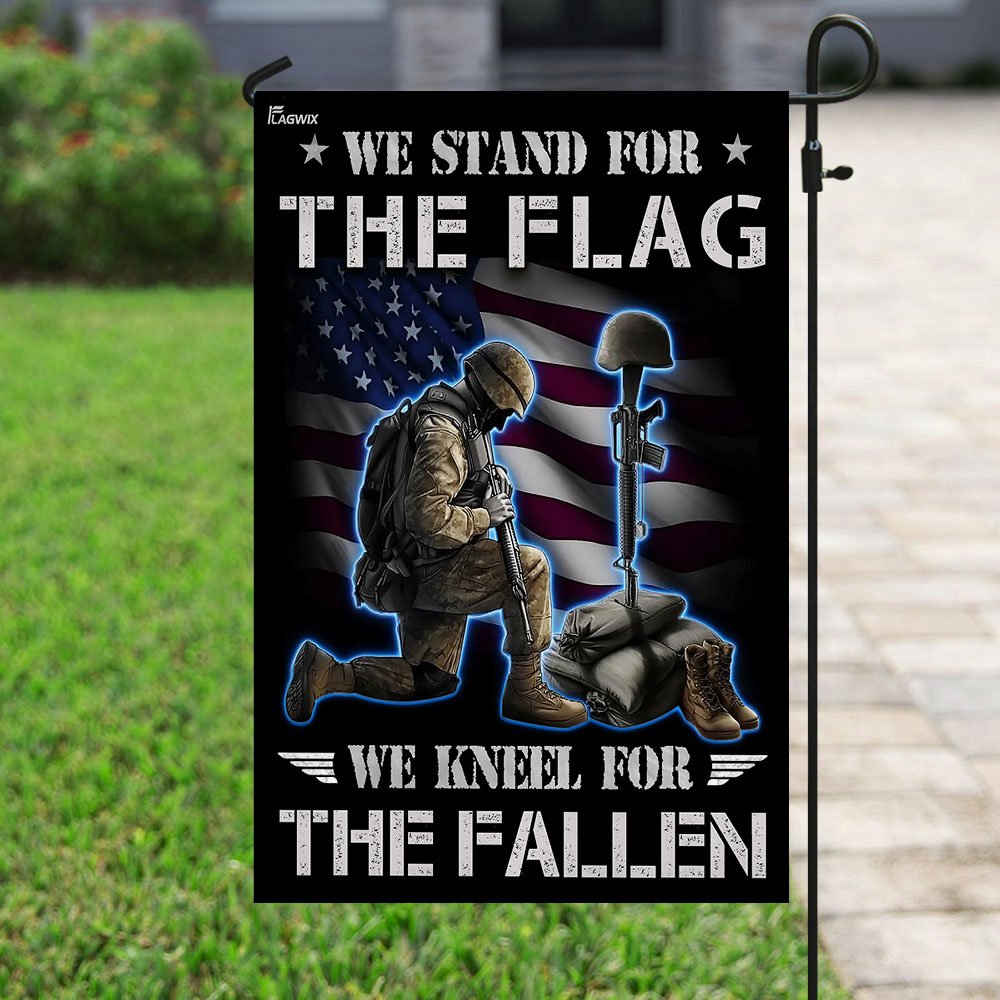 Veteran - We Stand For The Flag Flag