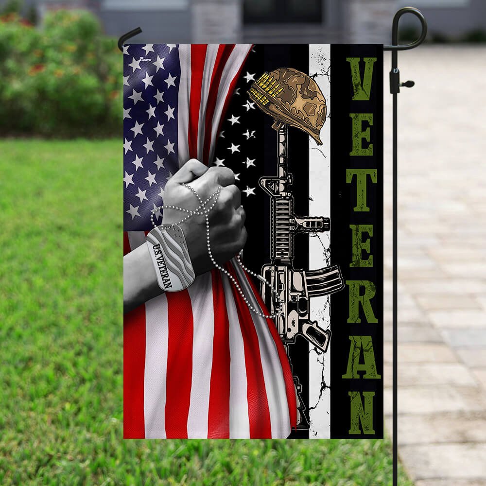Forever The Title U.S Veteran Flag