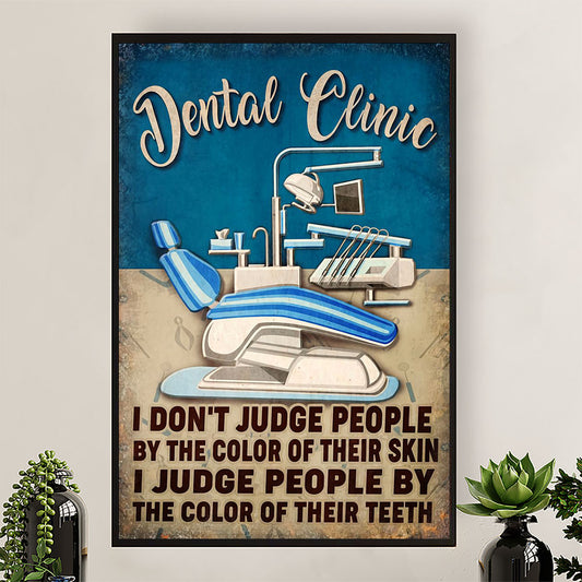 Dental Poster Dental Clinic | Wall Art Gift for Dentist