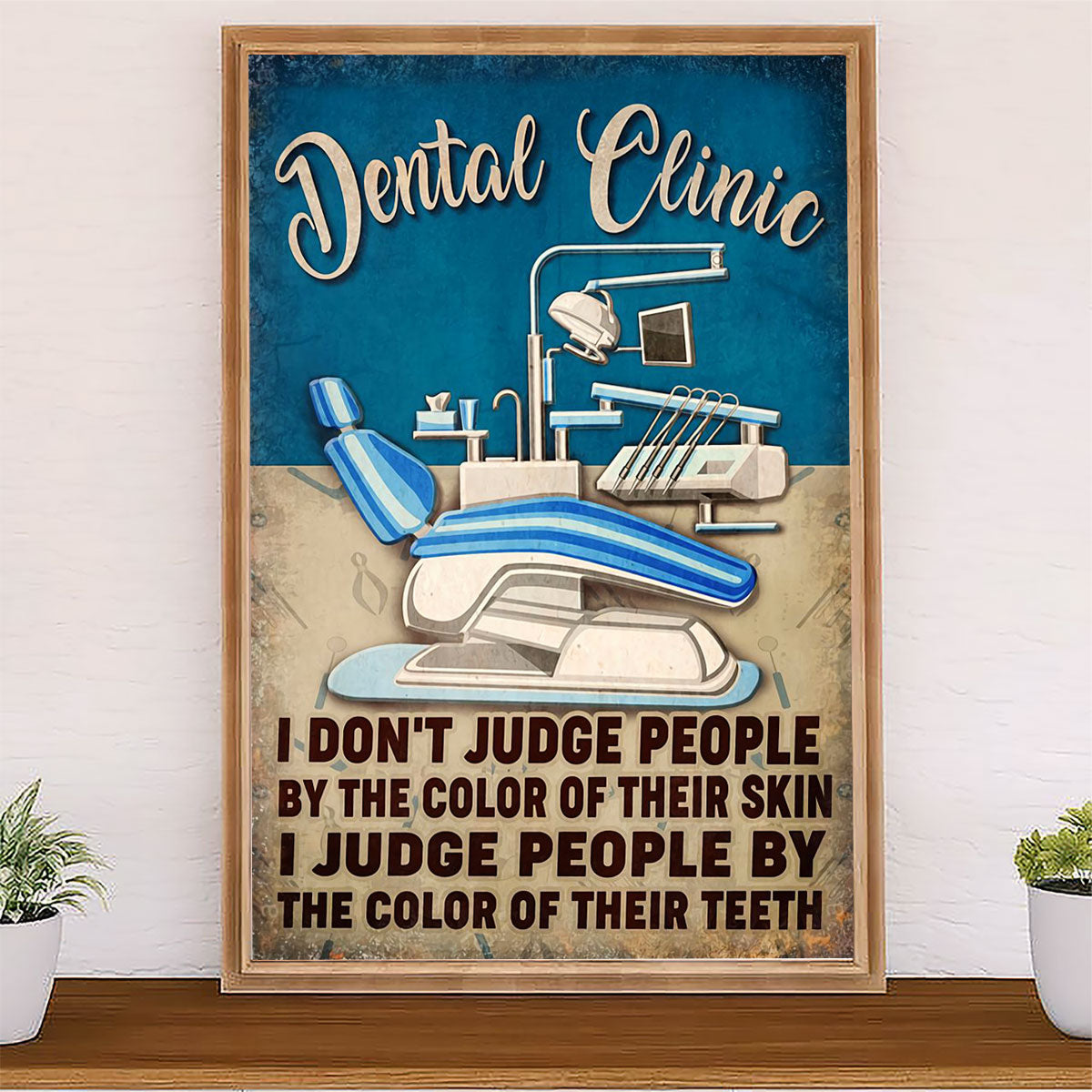 Dental Poster Dental Clinic | Wall Art Gift for Dentist