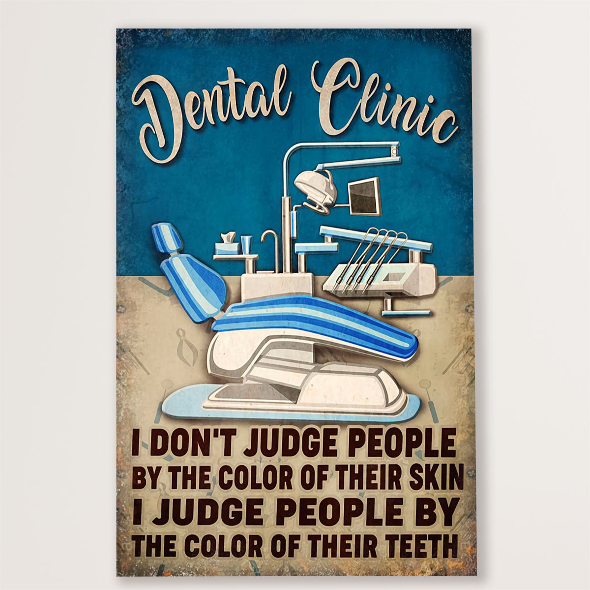 Dental Poster Dental Clinic | Wall Art Gift for Dentist