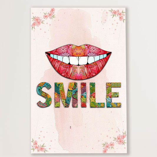 Dental Canvas Smile | Wall Art Gift for Dentist
