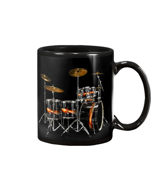 Drumming Coffee Mug | Drum Set | Drinkware Gift for Drummer