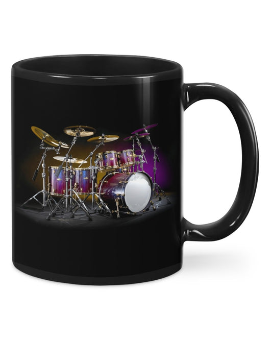 Drumming Coffee Mug | Drum Set | Drinkware Gift for Drummer