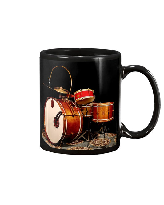 Drumming Coffee Mug | Drum Set | Drinkware Gift for Drummer
