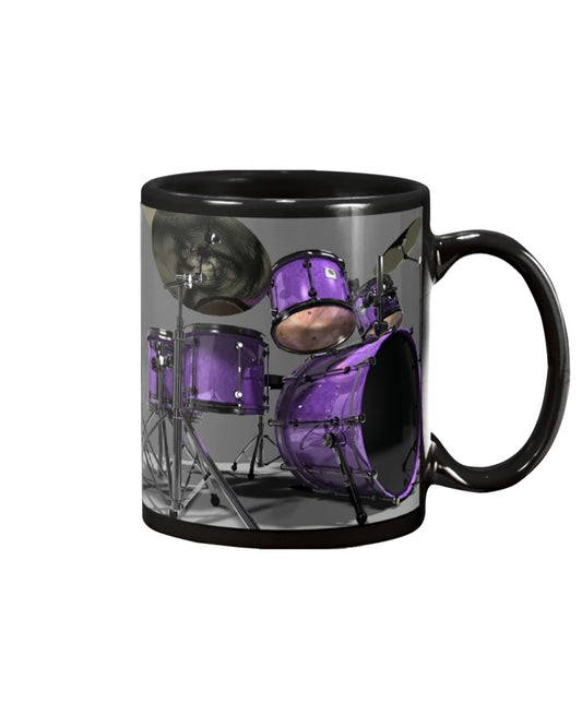 Drumming Coffee Mug | Drum Set | Drinkware Gift for Drummer