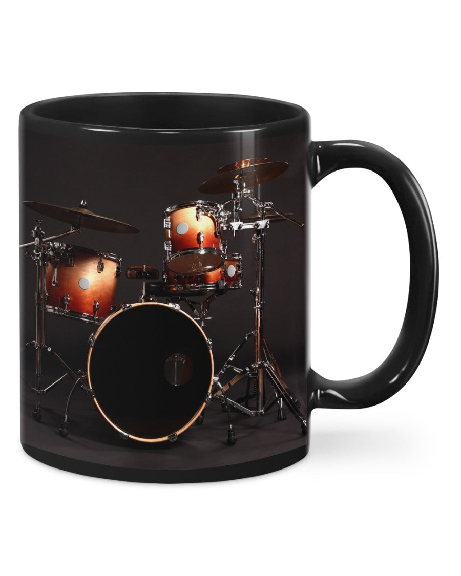 Drumming Coffee Mug | Drum Set | Drinkware Gift for Drummer