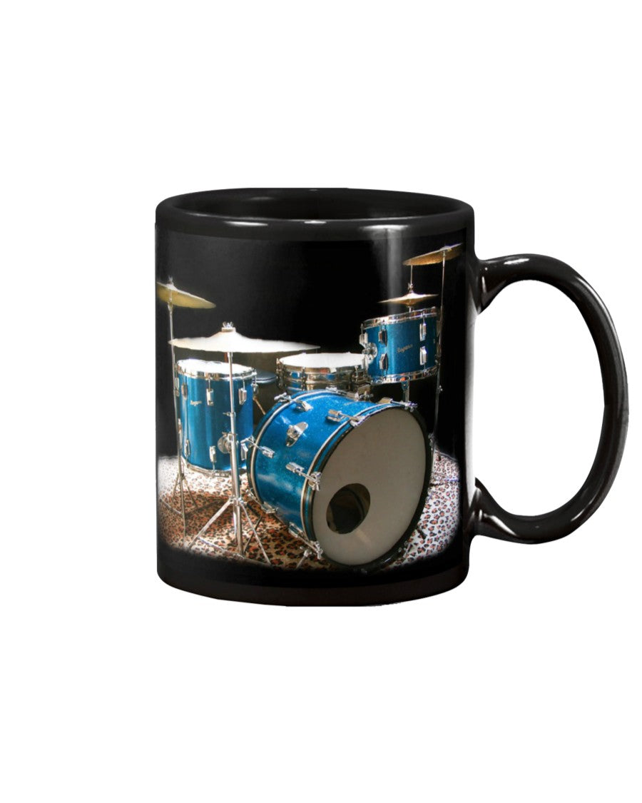 Drumming Coffee Mug | Drum Set | Drinkware Gift for Drummer