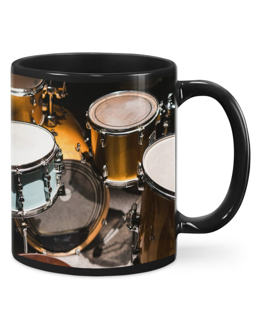 Drumming Coffee Mug | Drums | Drinkware Gift for Drummer