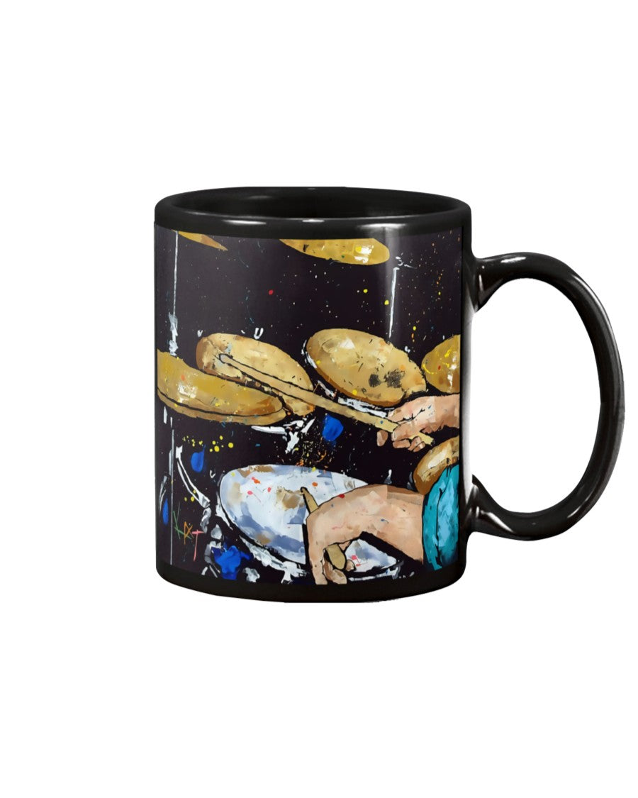 Drumming Coffee Mug | Drums | Drinkware Gift for Drummer