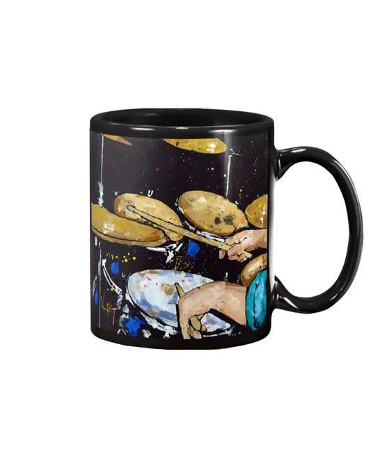 Drumming Coffee Mug | Drums | Drinkware Gift for Drummer