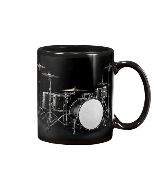 Drumming Coffee Mug | Drum Set | Drinkware Gift for Drummer