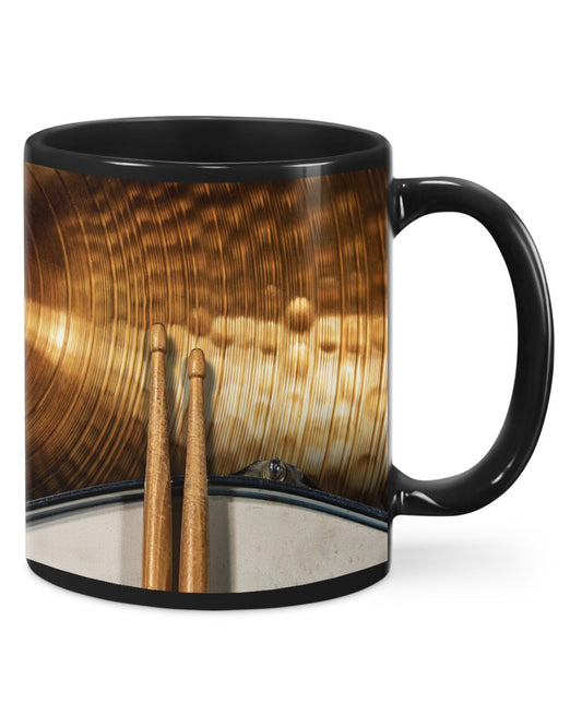 Drumming Coffee Mug | Drums | Drinkware Gift for Drummer