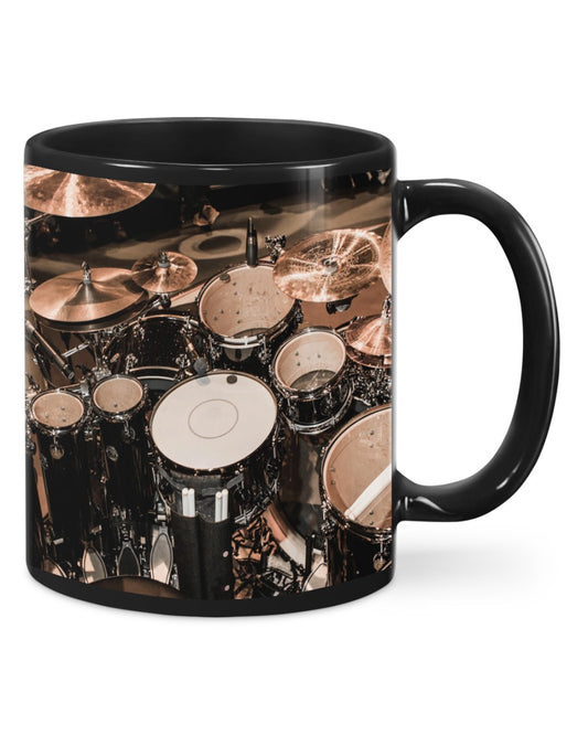 Drumming Coffee Mug | Drums | Drinkware Gift for Drummer