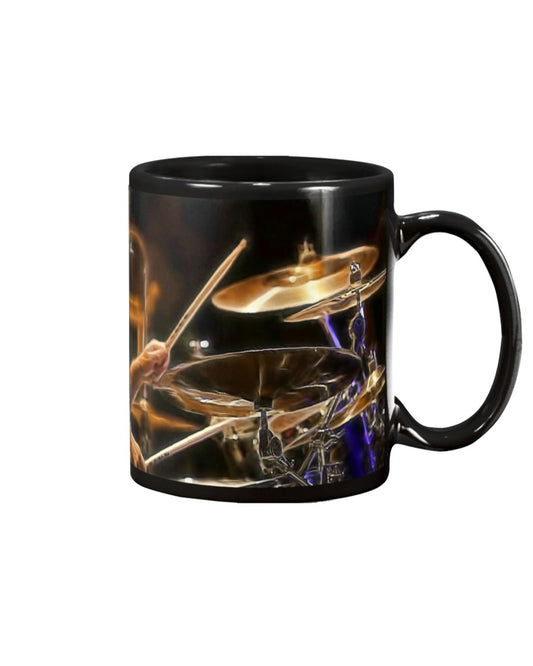 Drumming Coffee Mug | Drums | Drinkware Gift for Drummer