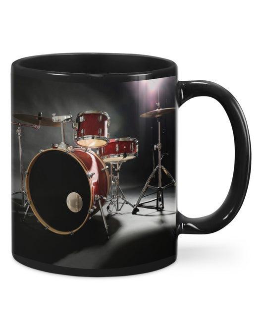 Drumming Coffee Mug | Drums | Drinkware Gift for Drummer