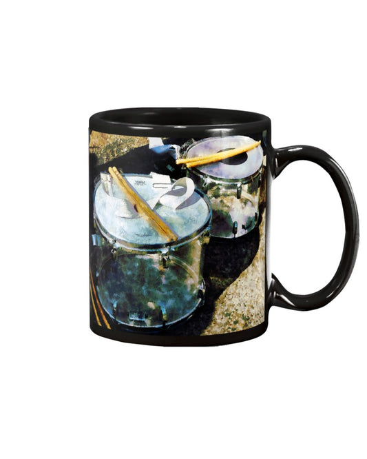 Drumming Coffee Mug | Drums | Drinkware Gift for Drummer