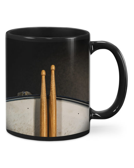 Drumming Coffee Mug | Drums | Drinkware Gift for Drummer