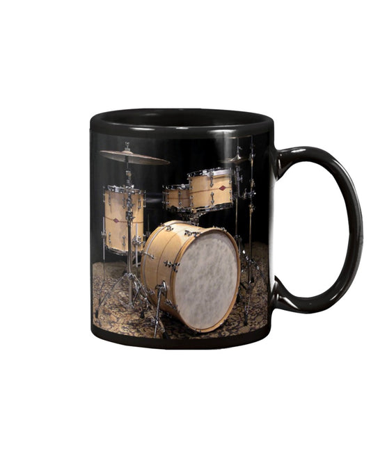 Drumming Coffee Mug | Drum Set | Drinkware Gift for Drummer