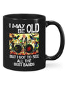Drumming Coffee Mug | I May Be Old But I Got To See All The Best Bands | Drinkware Gift for Drummer