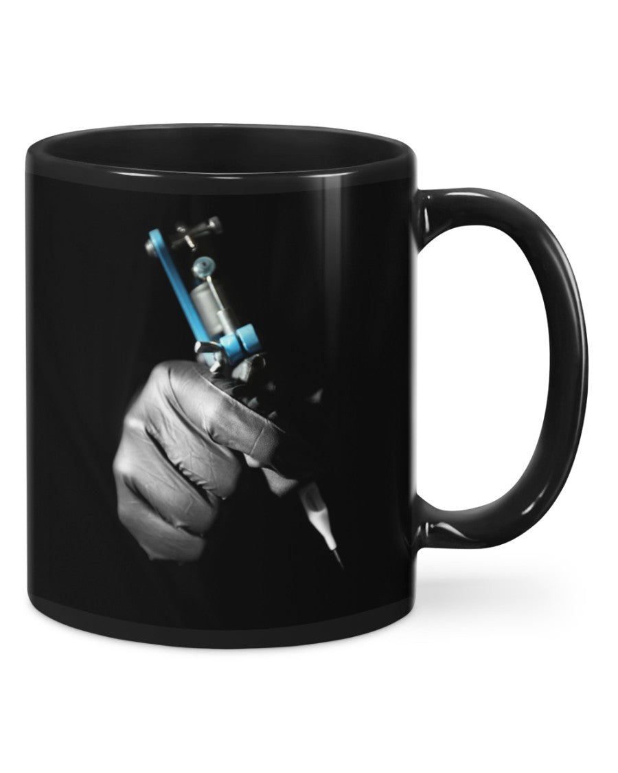 Tattoo Coffee Mug | Tattoo Machine | Drinkware Gift for Tattoo Artist, Tattoo Lover