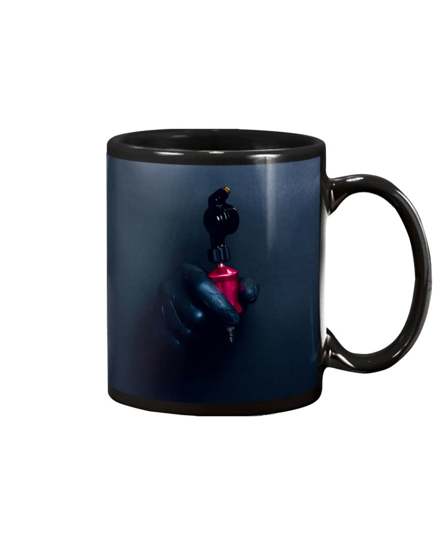Tattoo Coffee Mug | Tattoo Machine | Drinkware Gift for Tattoo Artist, Tattoo Lover