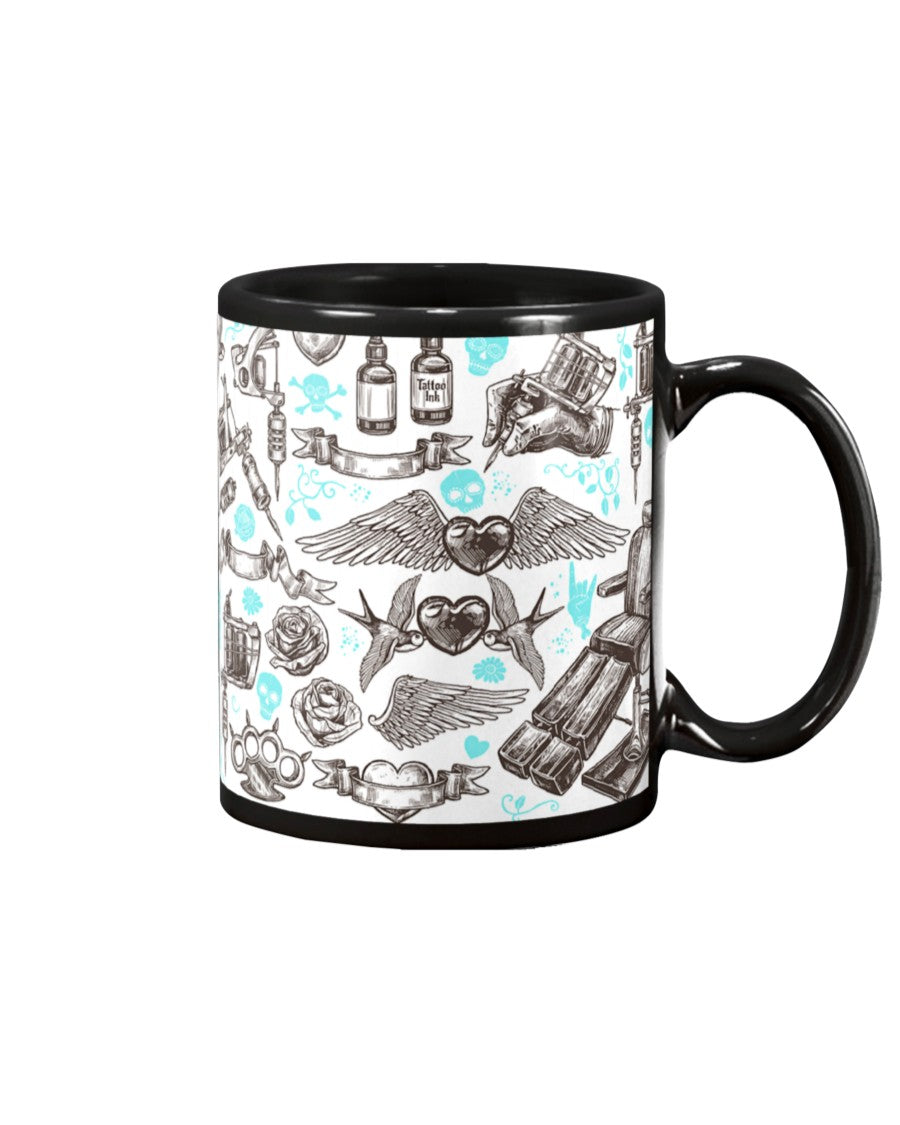 Tattoo Coffee Mug | Tattoes | Drinkware Gift for Tattoo Artist, Tattoo Lover