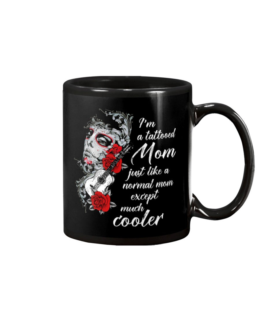Tattoo Coffee Mug | I'm A Tattooed Mom | Drinkware Gift for Tattoo Artist, Tattoo Lover